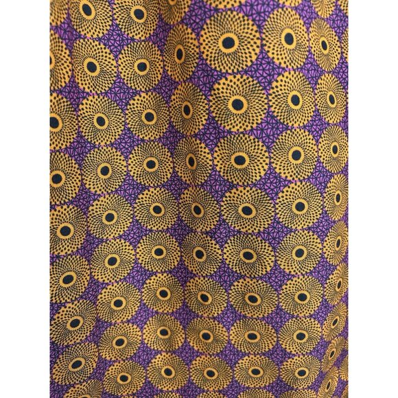 Corey Lynn Calter Women's XS Purple & Orange Floral Elastic/Button Maxi Skirt - Picture 14 of 15